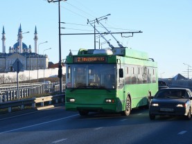 В Казани со 2 октября троллейбус №2 будет курсировать по прежнему кольцевому маршруту